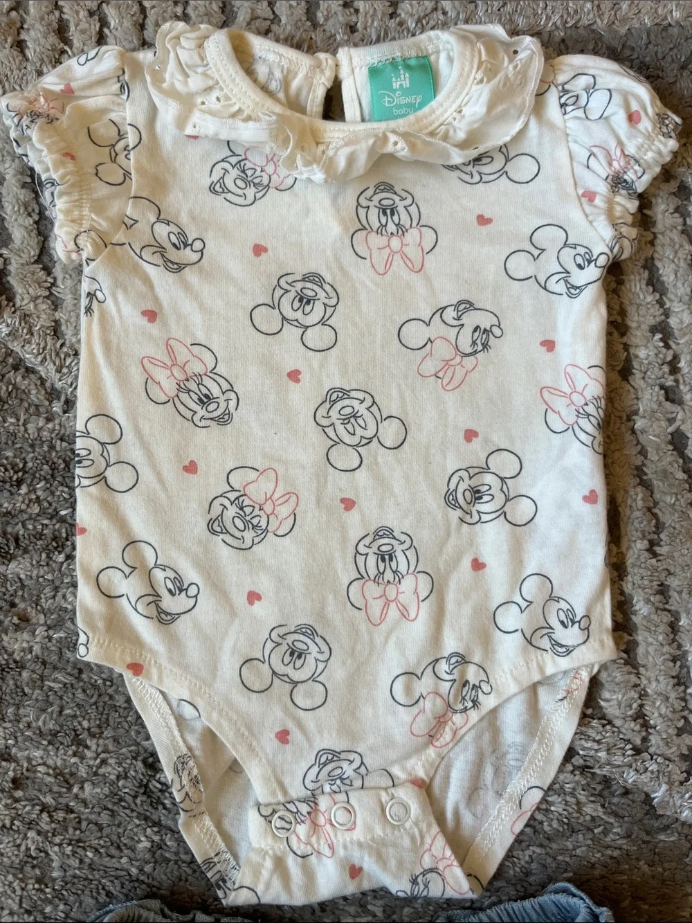 Disney Baby Minnie/Mickey Mouse Set - 3-6 Months